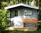 Making the most of the space between your shed and fence