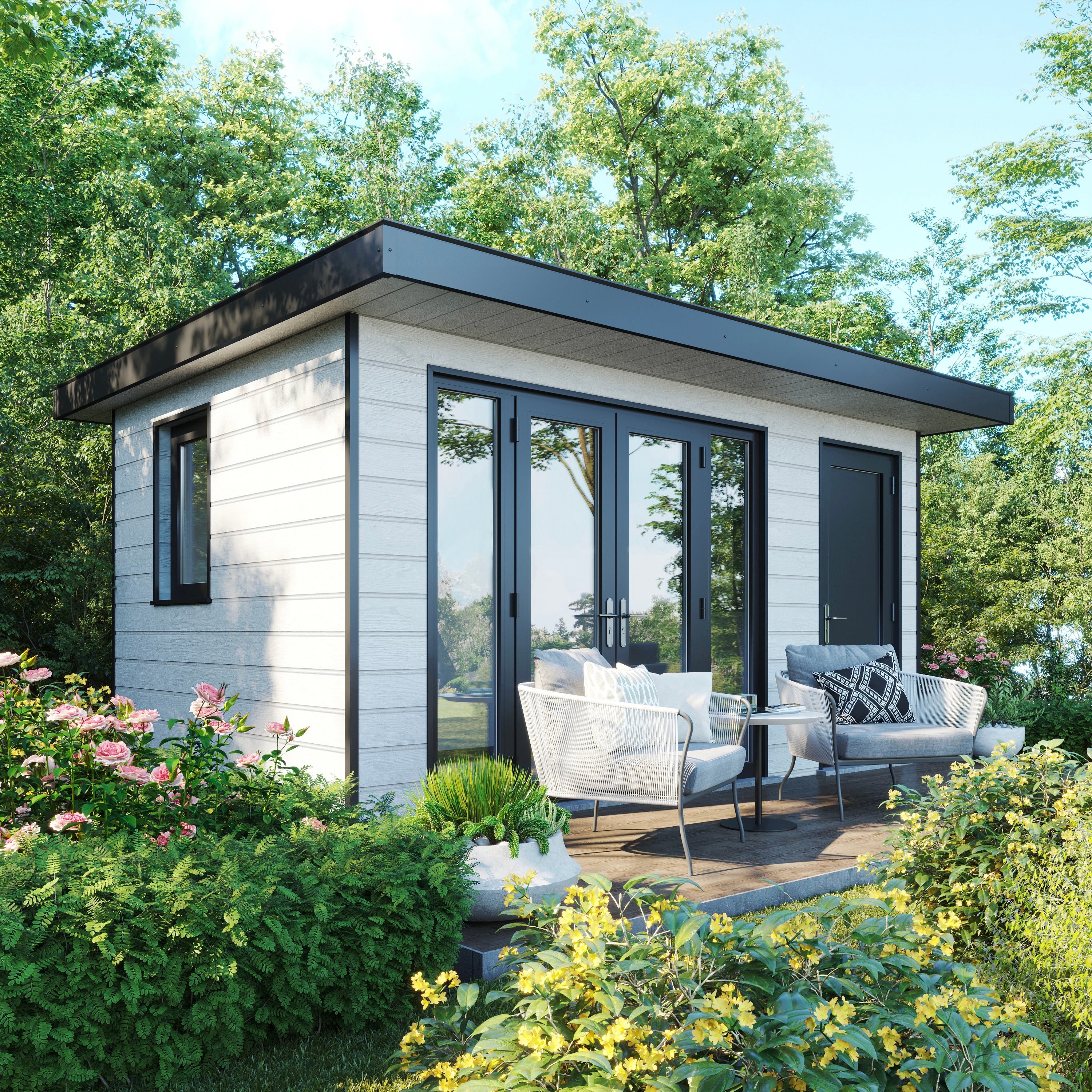10x10 Composite Garden Office – Atlas Sheds - Main Image