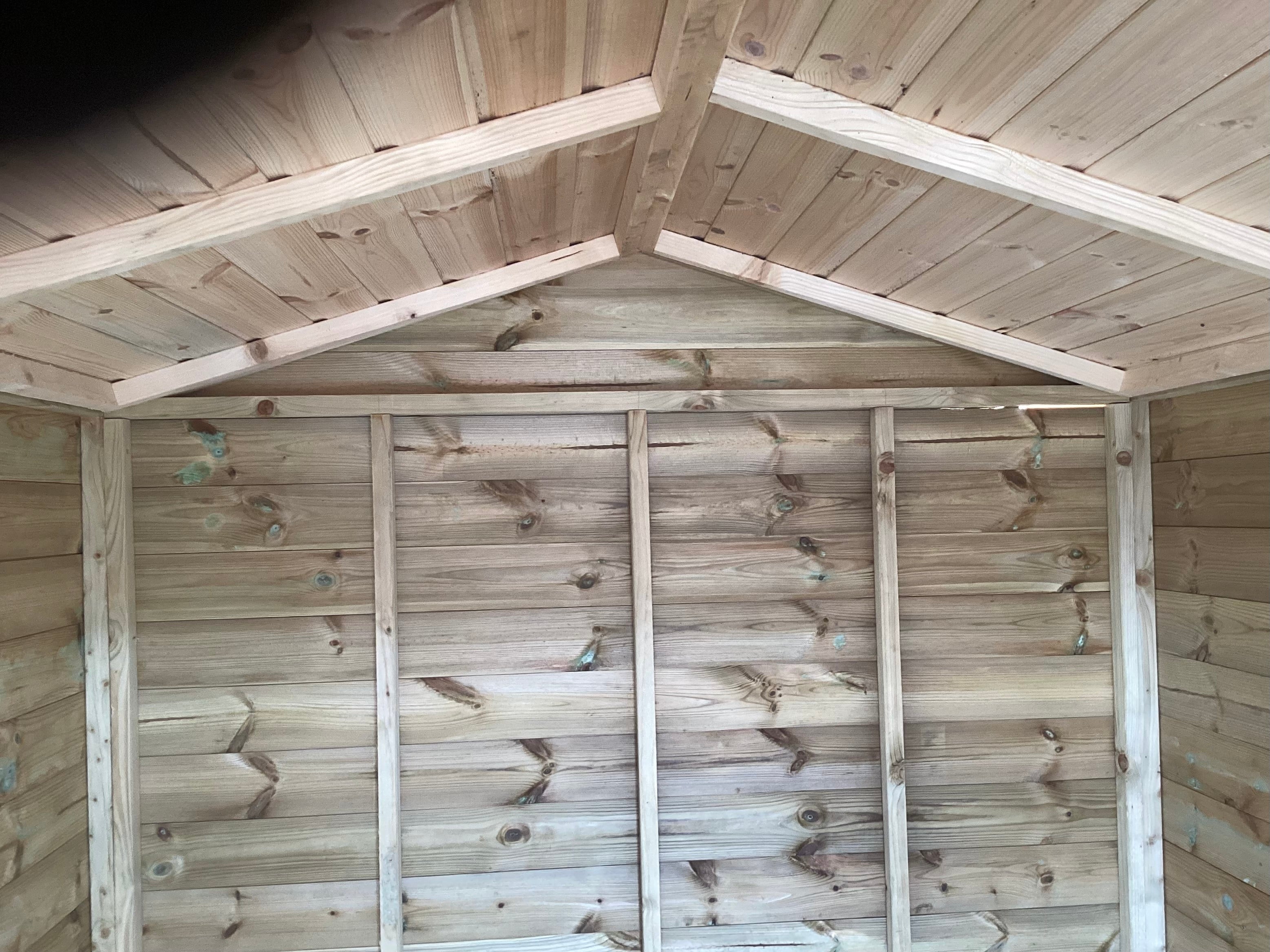 8x6 Tanalised apex shed No windows – Atlas Sheds