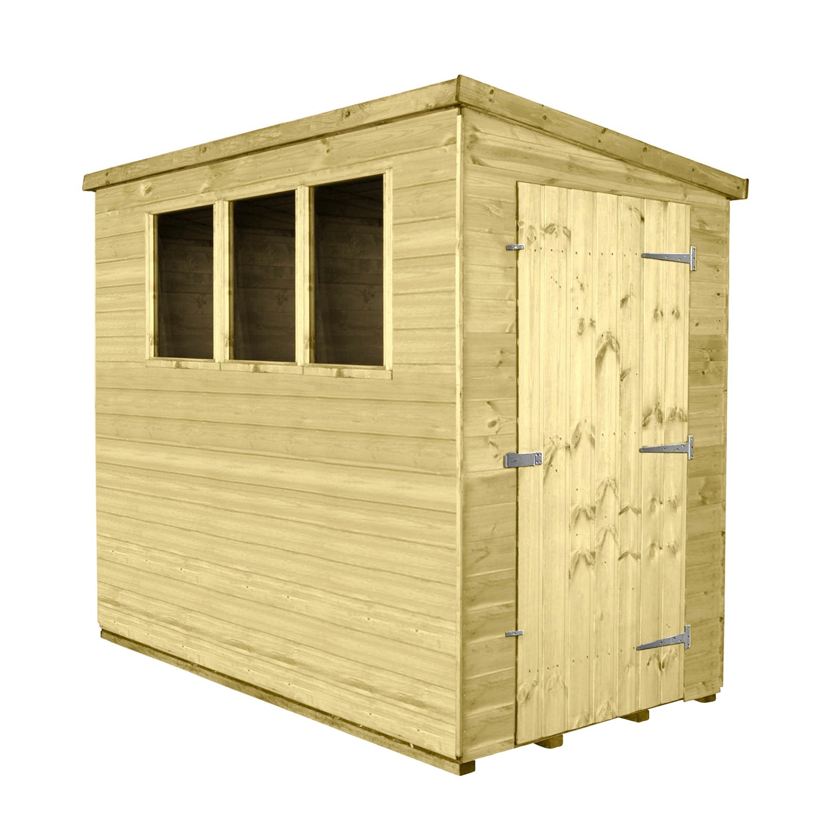 8x4 Superior Tall Pent Shed Door Gable Right Atlas Sheds 8x4-superior-tall-pent-shed-door-gable-right-atlas-sheds